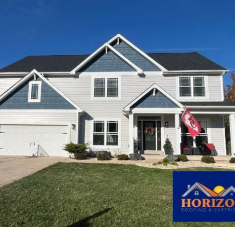 home in Florissant with a newly completed roof