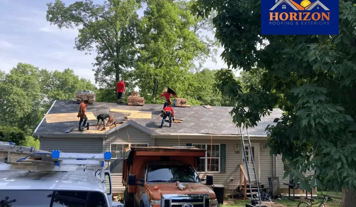 hail damage old roof