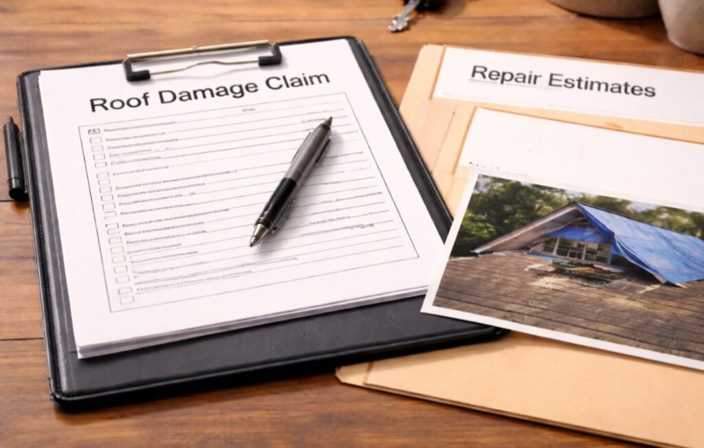 documents needed for roof insurance claim