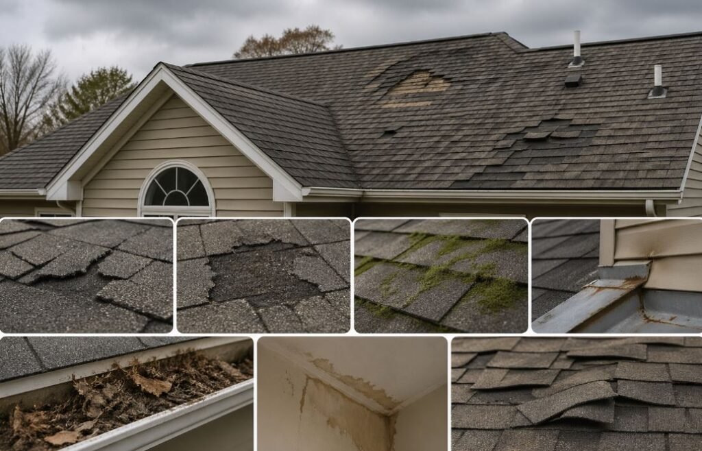 common roof problems Wentzville MO
