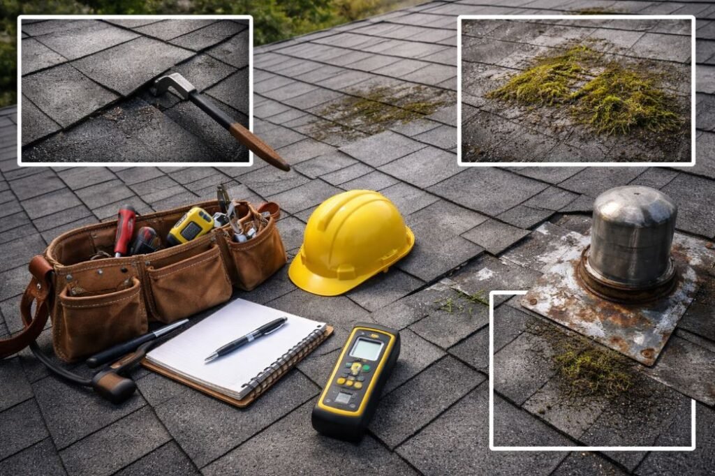 hidden roof damage signs