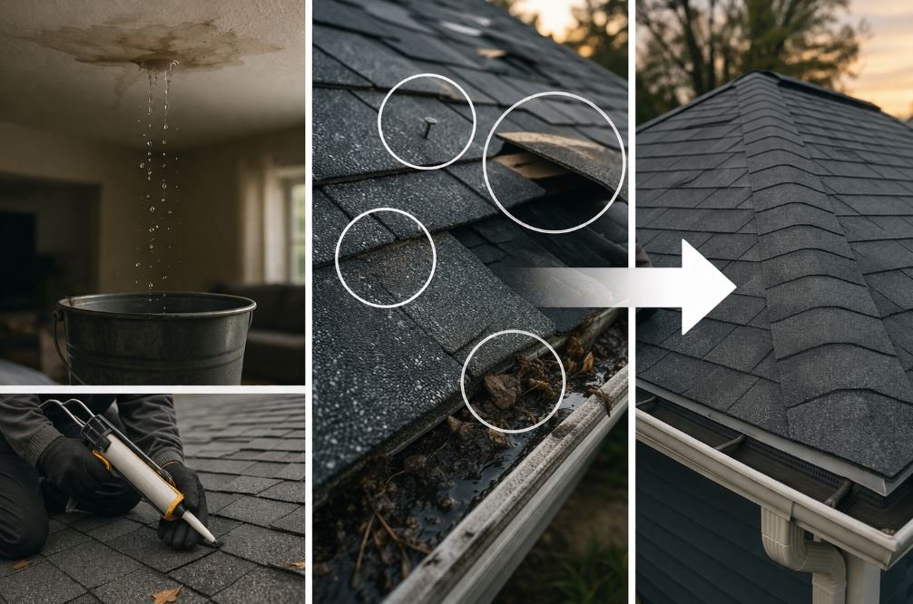 roof still leaks after repair