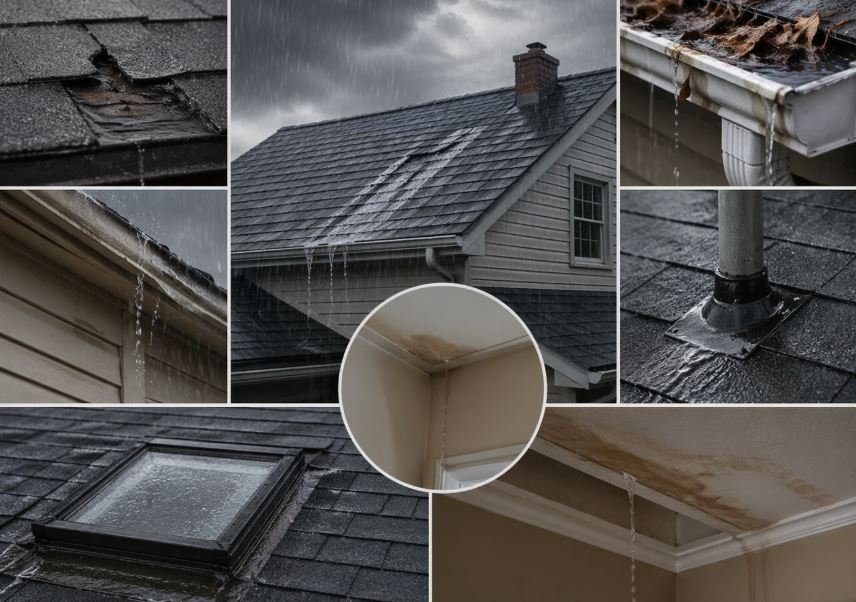 roof leaking during rain St Louis