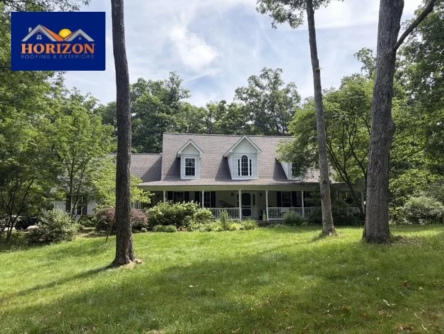 roof replacement before and after