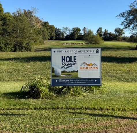 Birthright of Wentzville Golf Sponsor